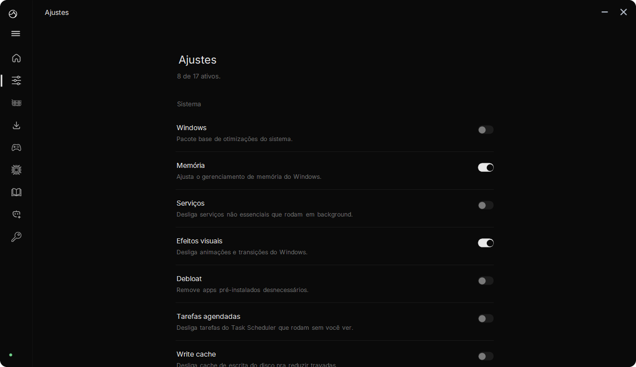 Honest Program — Aplicativo