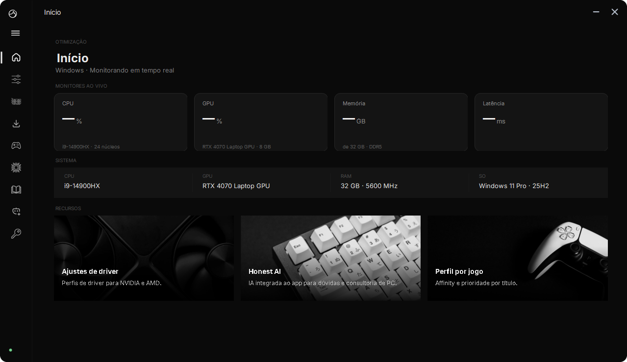 Honest Program — Aplicativo